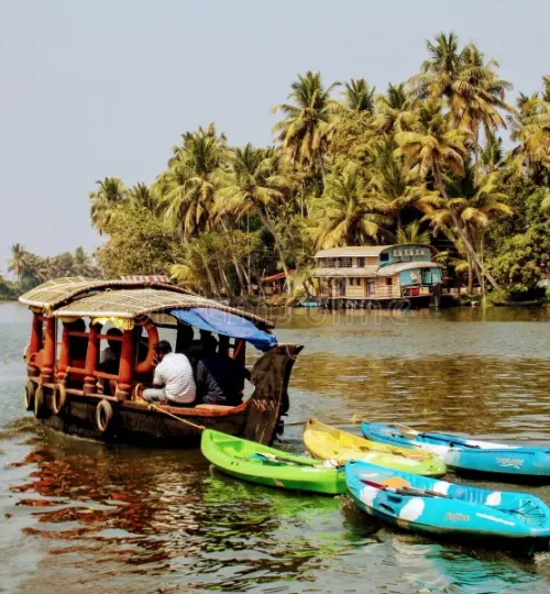 Explore Alleppey palm trees local people kerala wooden boat selling boats alleppey kerala houseboats alappuzha laccadive wooden houseboats 183123327 copy
